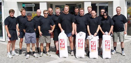 Die Grenztaler beim Zweiländerlauf in Oberkappel