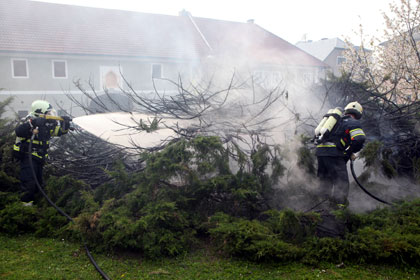 Boeschung in Flammen