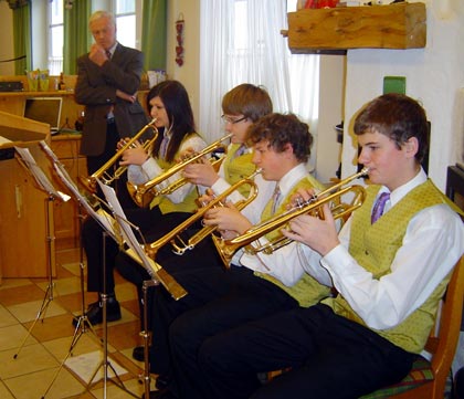 Jungmusiker vom MV Kirchberg
