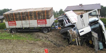 Verkehrsunfall in Landshaag