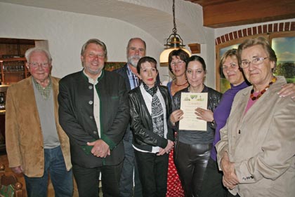 Gästeehrung im Böhmerwald