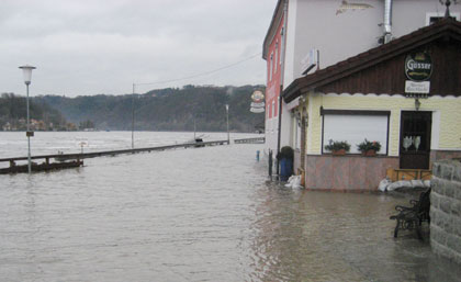 Hochwasser in Landshaag
