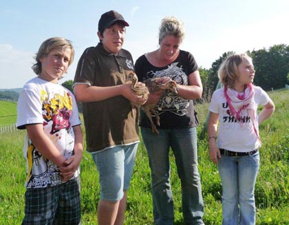 NAchwuschs auf der Straußenfarm