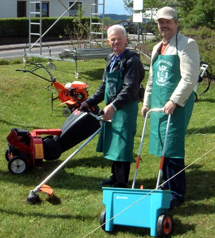 Geräteausstellung beim Siedlerfrühschoppen